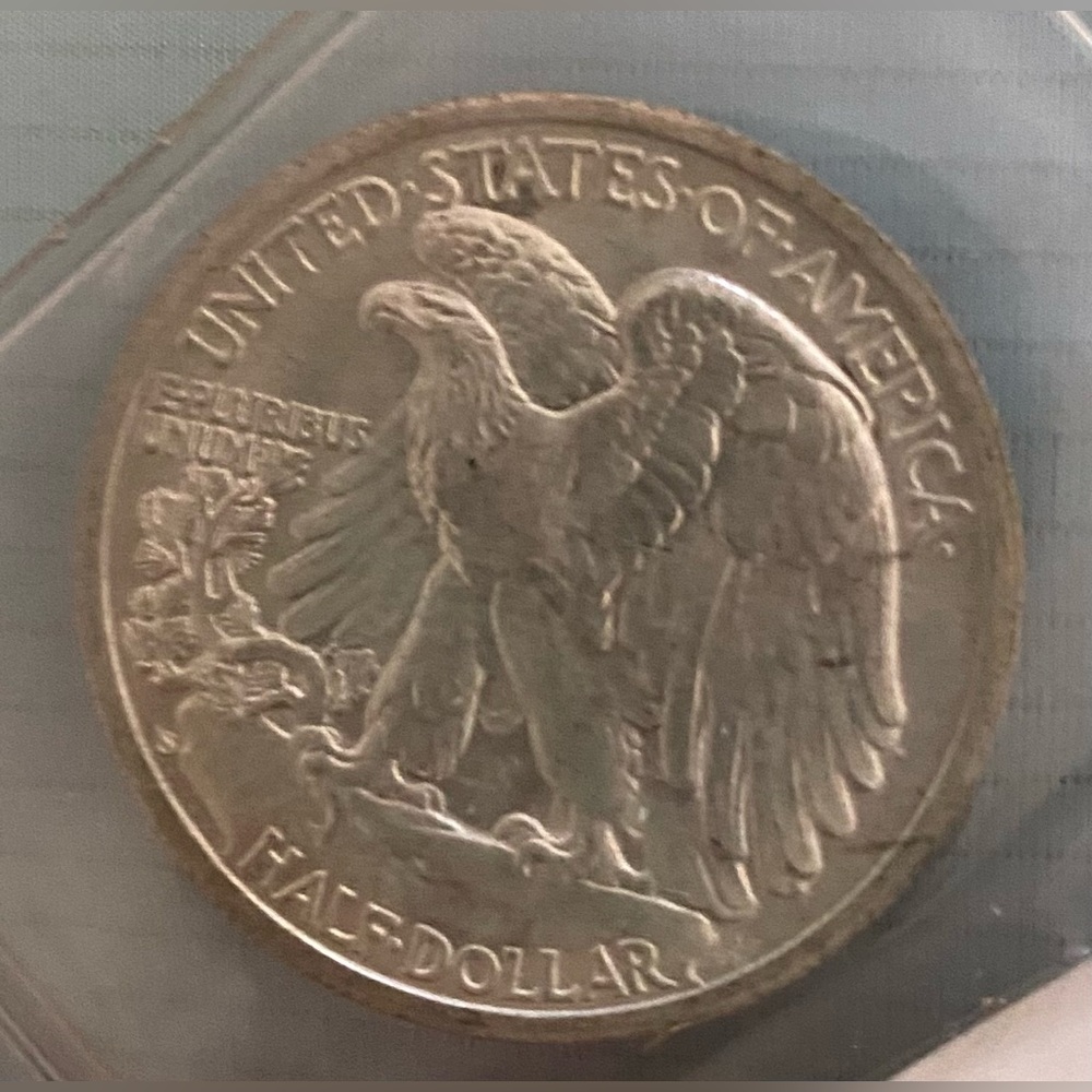 1942-S Walking Liberty Half Dollar Coin - Picture 6 of 16